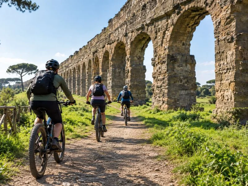 Appian Way, Caffarella and Aqueducts by e-bike